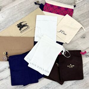 Bundle of 13 Variety Designer Dust Jewelry Bags